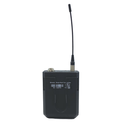 Rear view of CAD Audio WX1800 Belt Pack on white background