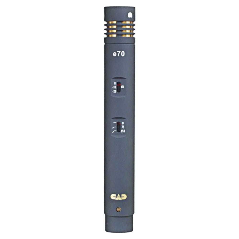 Front view of CAD Audio e70 Modular Dual-Capsule Condenser Microphone on white background