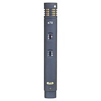 Front view of CAD Audio e70 Modular Dual-Capsule Condenser Microphone on white background