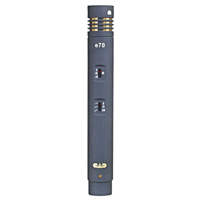 Front view of CAD Audio e70 Modular Dual-Capsule Condenser Microphone on white background