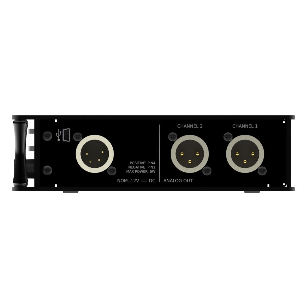 Right side view of CEDAR Audio DNS 2 on white background