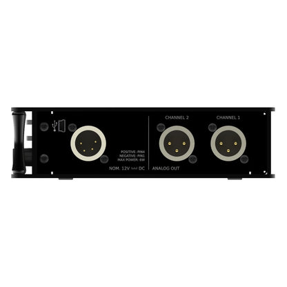 Right side view of CEDAR Audio DNS 2 on white background