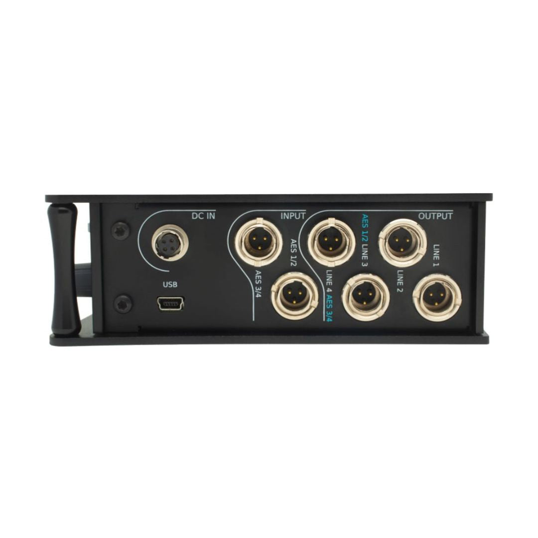 Right side view of CEDAR Audio DNS 4 on white background