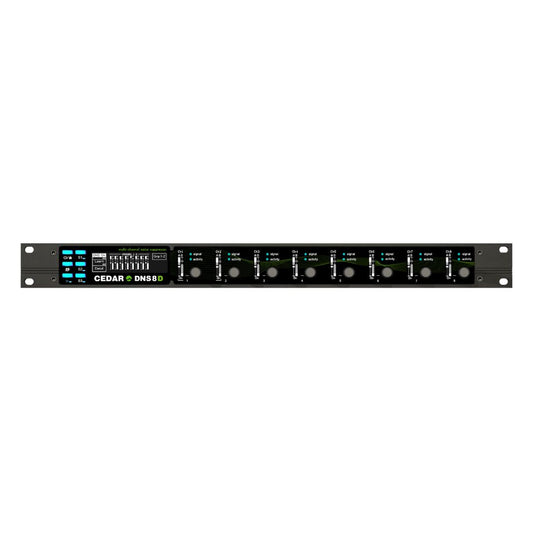 Front view of CEDAR Audio DNS 8D on white background