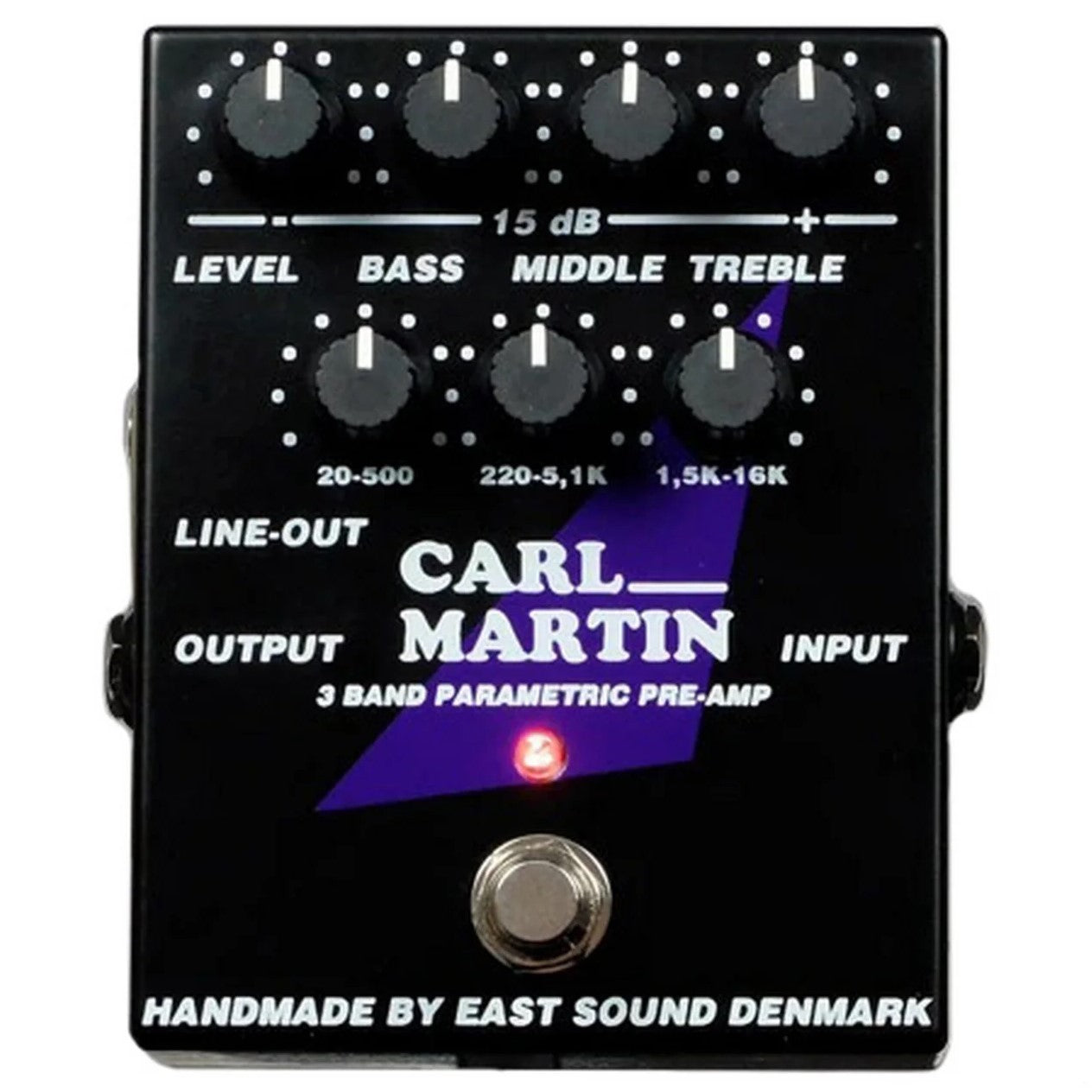 Carl Martin 3 Band Parametric Pre-Amp Pedal