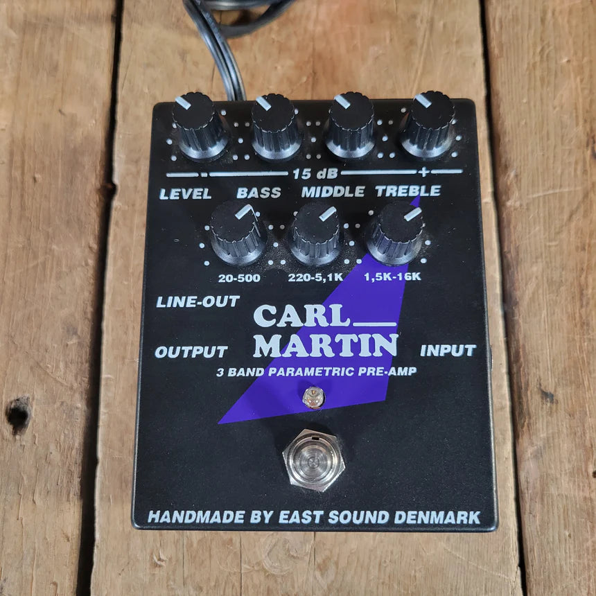 Carl Martin 3 Band Parametric Pre-Amp Pedal