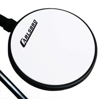 Close up view of snare of Carlsbro ROCK 50 Junior Electronic Drum Kit on white background