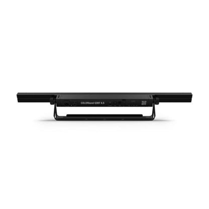 Black electronic device on a white background