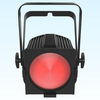 Front view of Chauvet DJ EVE P-160 RGBW on blue background