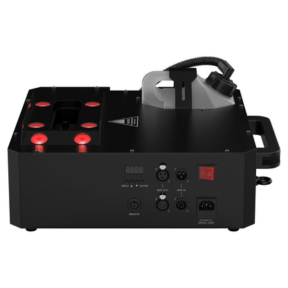 Side ports view of Chauvet DJ Geyser Move on white background