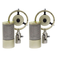 Coles 4050 Stereo with dual mounts on white background