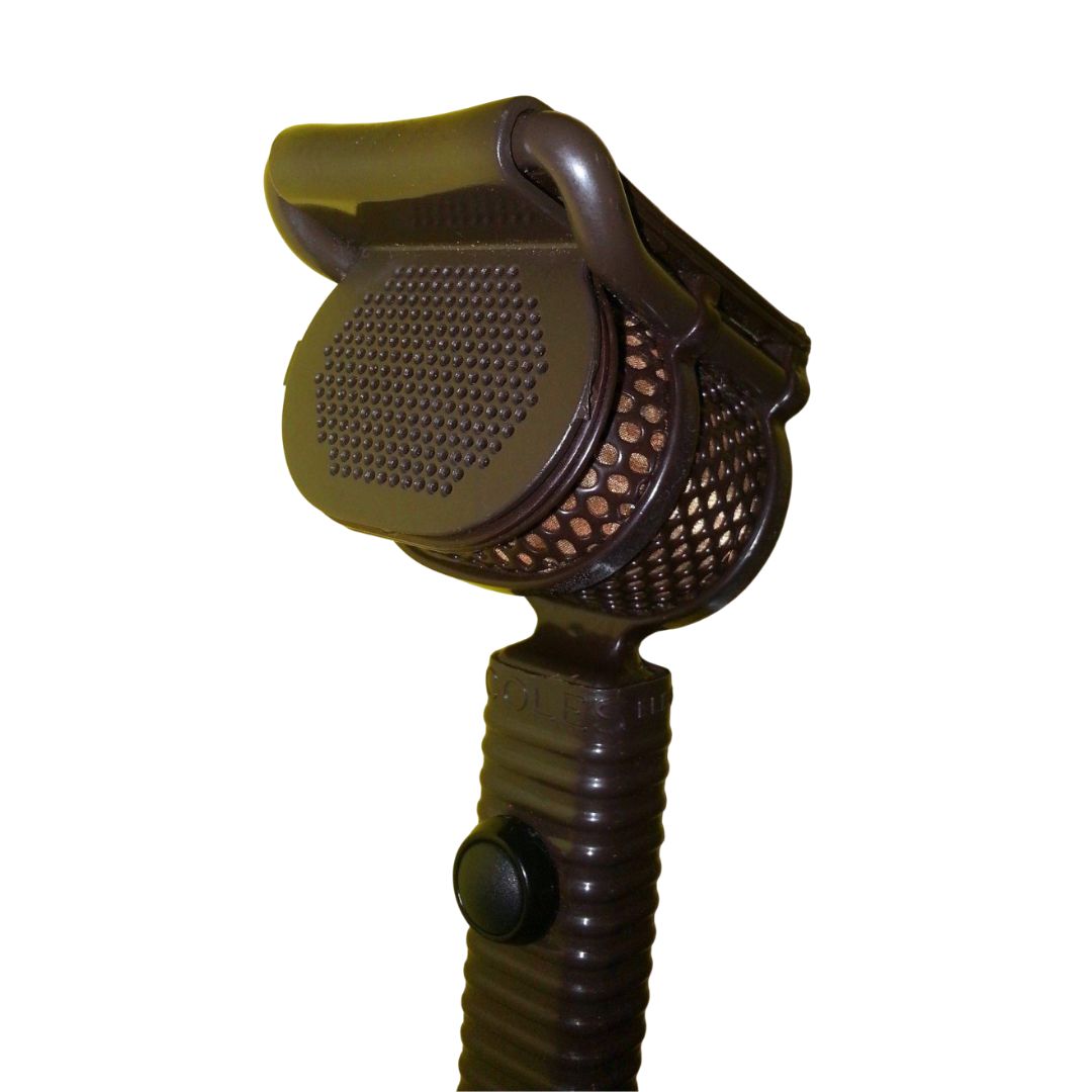 Close up of front view of Coles 4104 PTT on white background