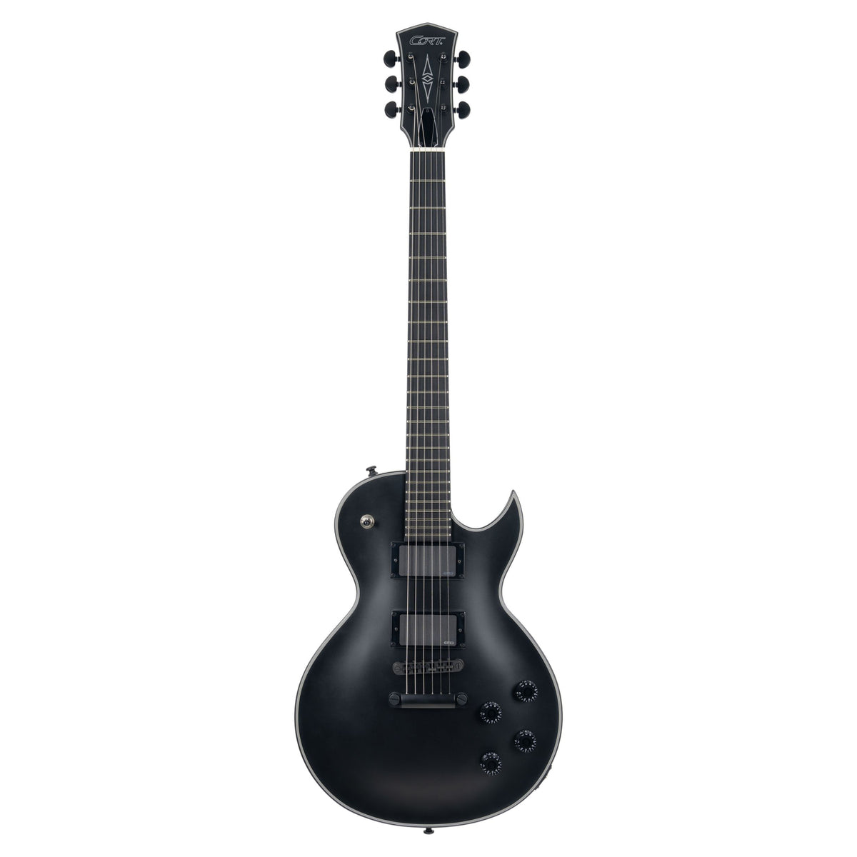 Front view of Cort CR300MT Electric Guitar on white background