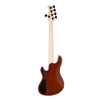 Cort GB-Fusion 5-String Electric Bass Guitar (Antique Brown Burst)