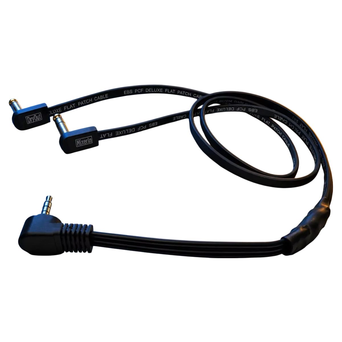 Coiled view of Cosmic Loop FX Parallel Link Cable on white background