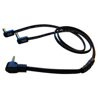 Coiled view of Cosmic Loop FX Parallel Link Cable on white background