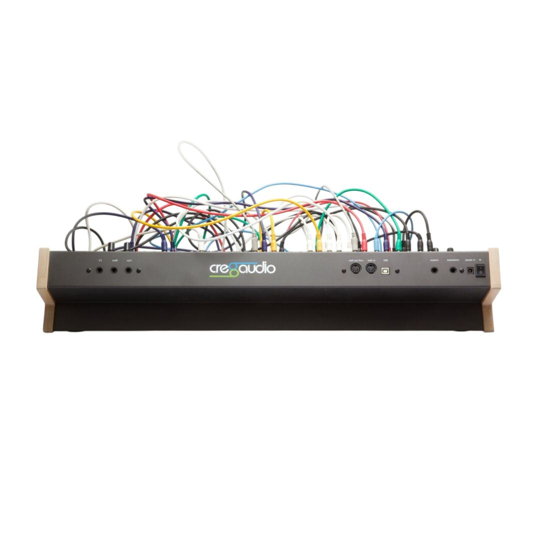 Audio equipment with visible brand logo on a white background
