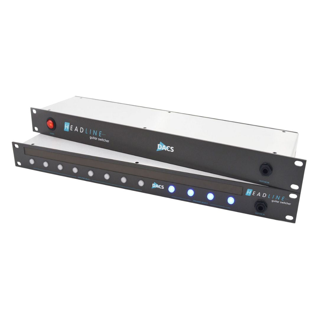 Angled photo of DACS Audio HeadLine on white background