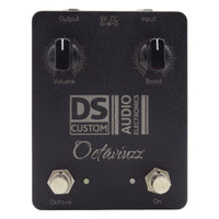Front view of DS Custom Octaviuzz Pedal on white background