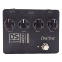 Front view of DS Custom Ovrdrvr Pedal on white background