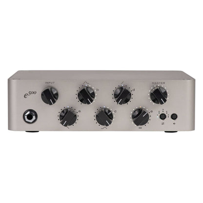 Front view of Darkglass Exponent 500 Bass Amplifier Head on white background