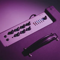 Close up top view of Darkglass Infinity 500 Combo 112 Bass Amplifier in studio