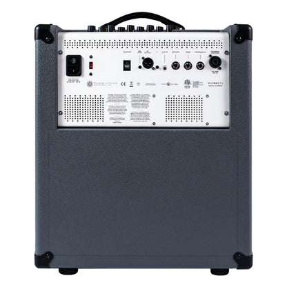 Rear view of Darkglass Microtubes 500 Combo 112 Bass Amplifier on white background