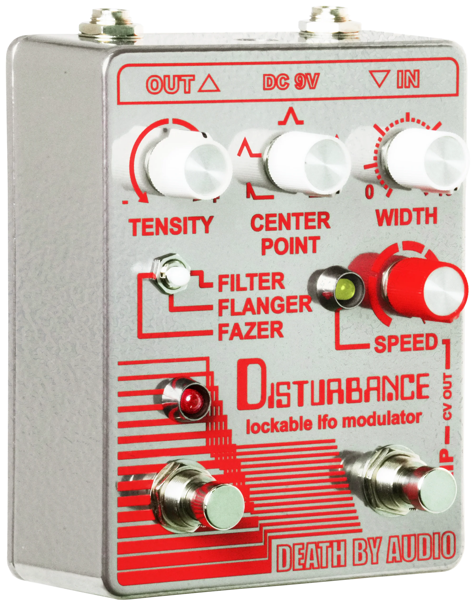 Death By Audio DISTURBANCE Pedal | Phaser & Flanger Pedal - DeathCloud Pedals