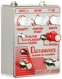 Death By Audio DISTURBANCE Pedal | Phaser & Flanger Pedal - DeathCloud Pedals