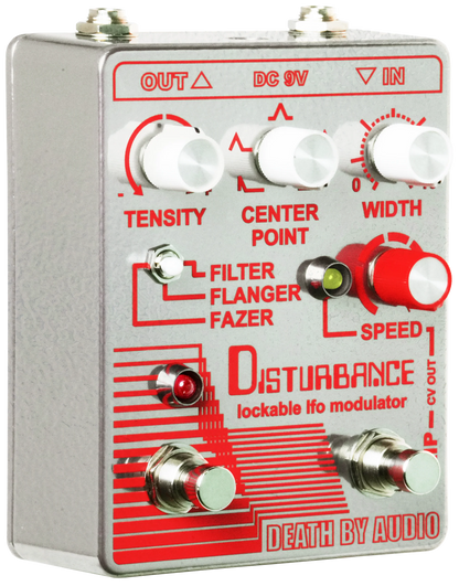 Death By Audio DISTURBANCE Pedal | Phaser & Flanger Pedal - DeathCloud Pedals