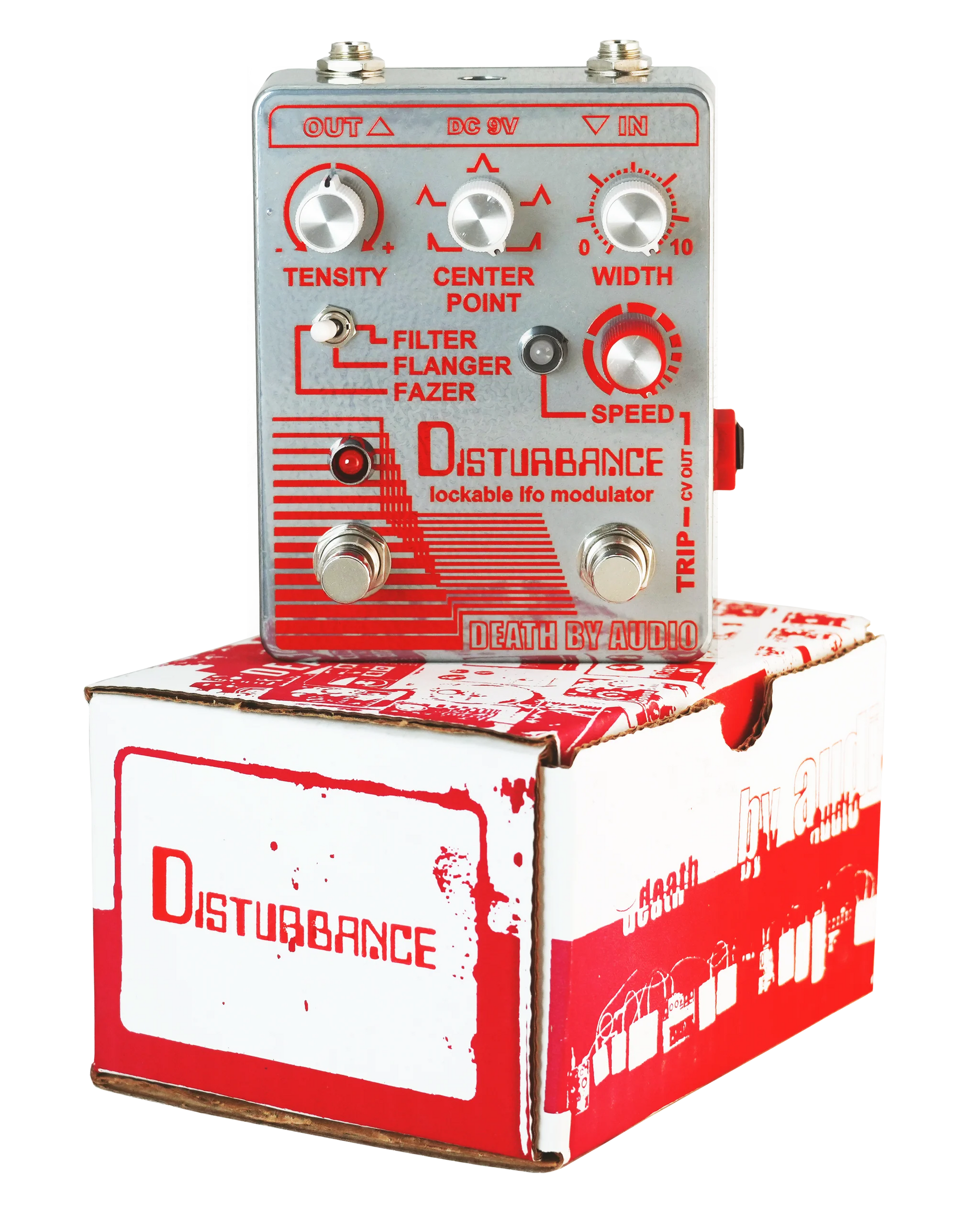 Death By Audio DISTURBANCE Pedal | Phaser & Flanger Pedal - DeathCloud Pedals