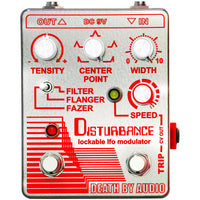 Death By Audio DISTURBANCE Pedal | Phaser & Flanger Pedal - DeathCloud Pedals