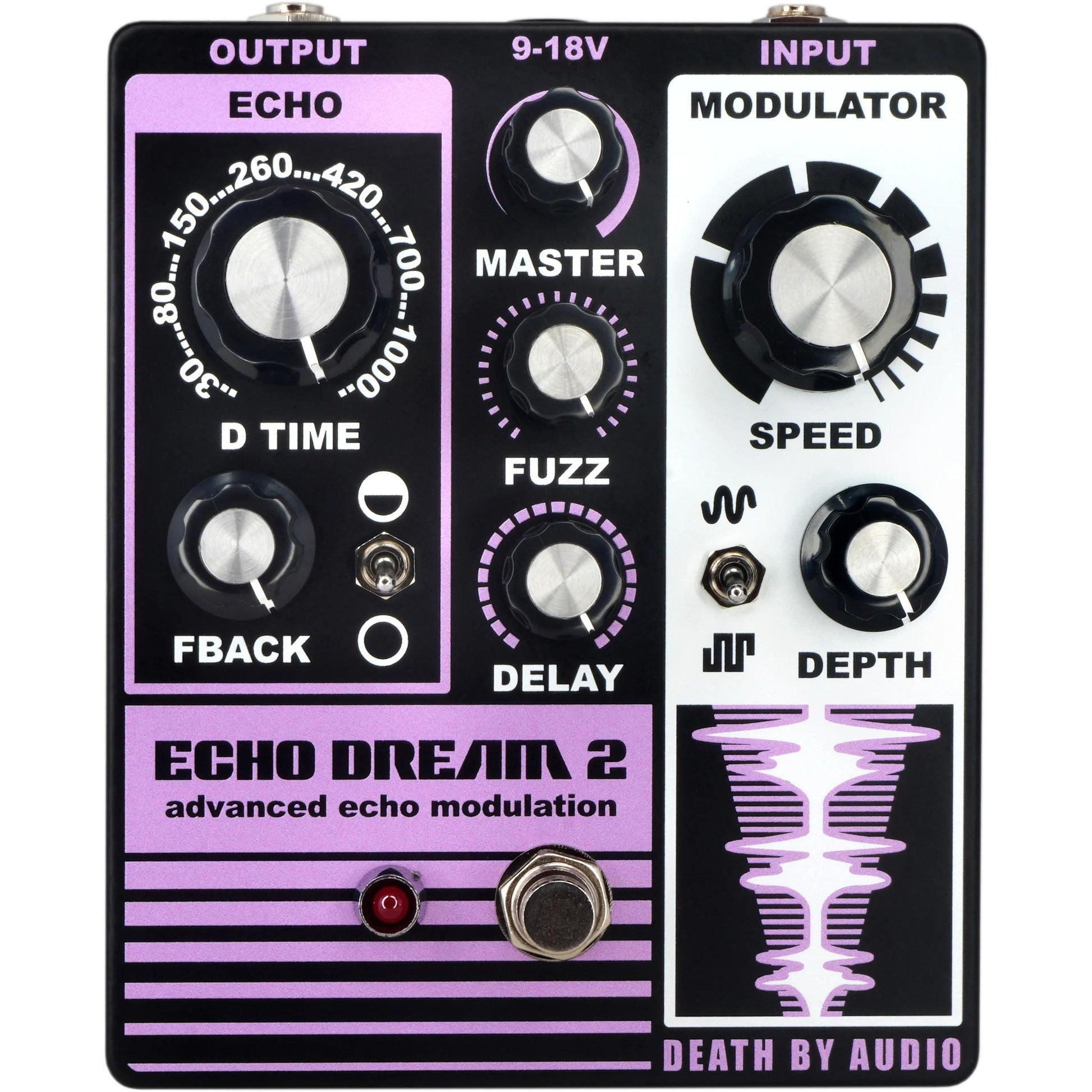 Death By Audio ECHO DREAM 2 Pedal - DeathCloud Pedals