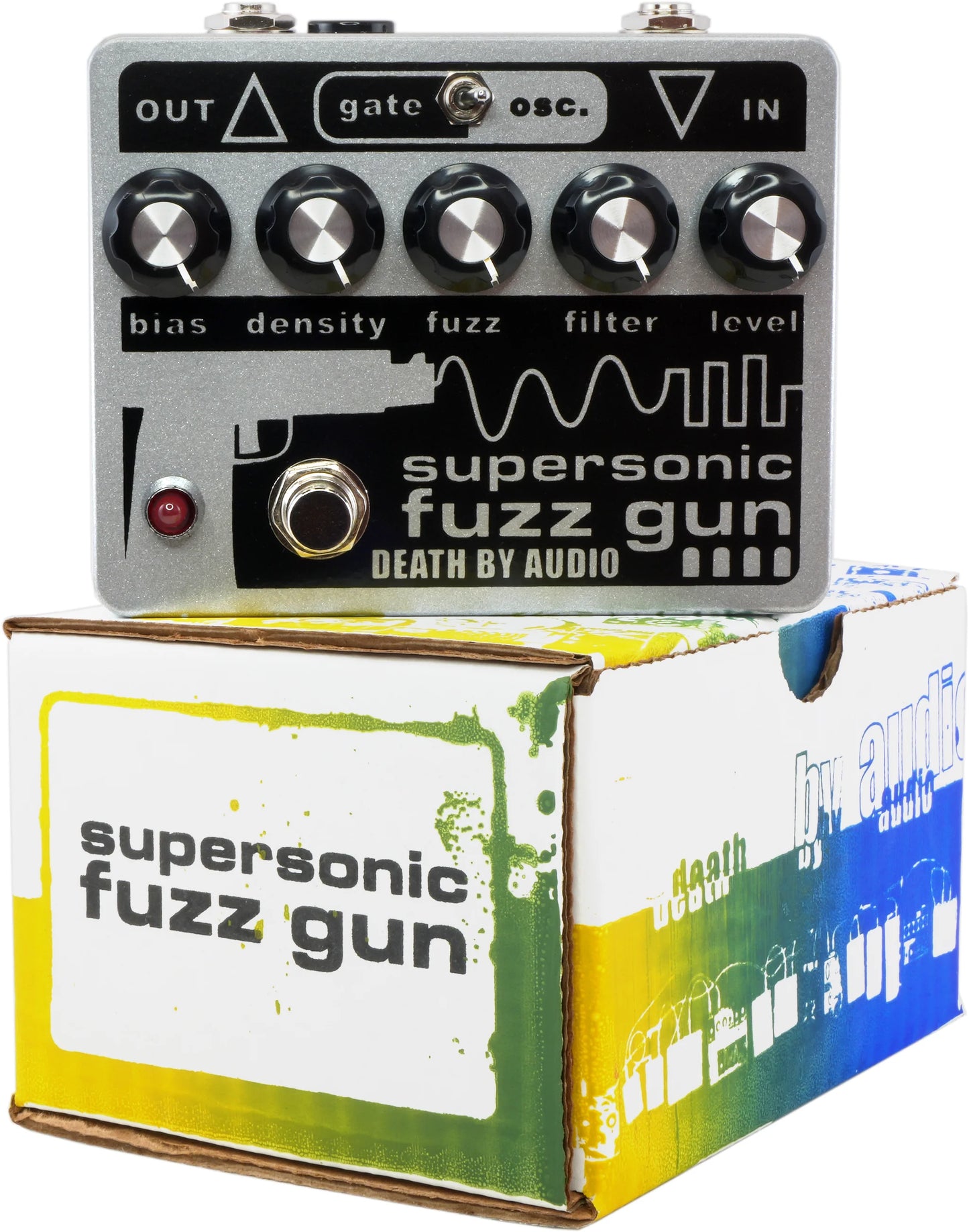 Death By Audio SUPERSONIC FUZZ GUN Pedal - DeathCloud Pedals