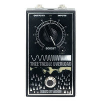Front view of Death By Audio Thee Treble Overload Pedal on white background