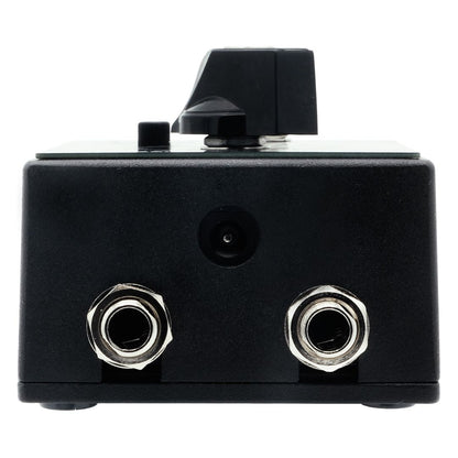 Top jacks view of Death By Audio Thee Treble Overload Pedal on white background