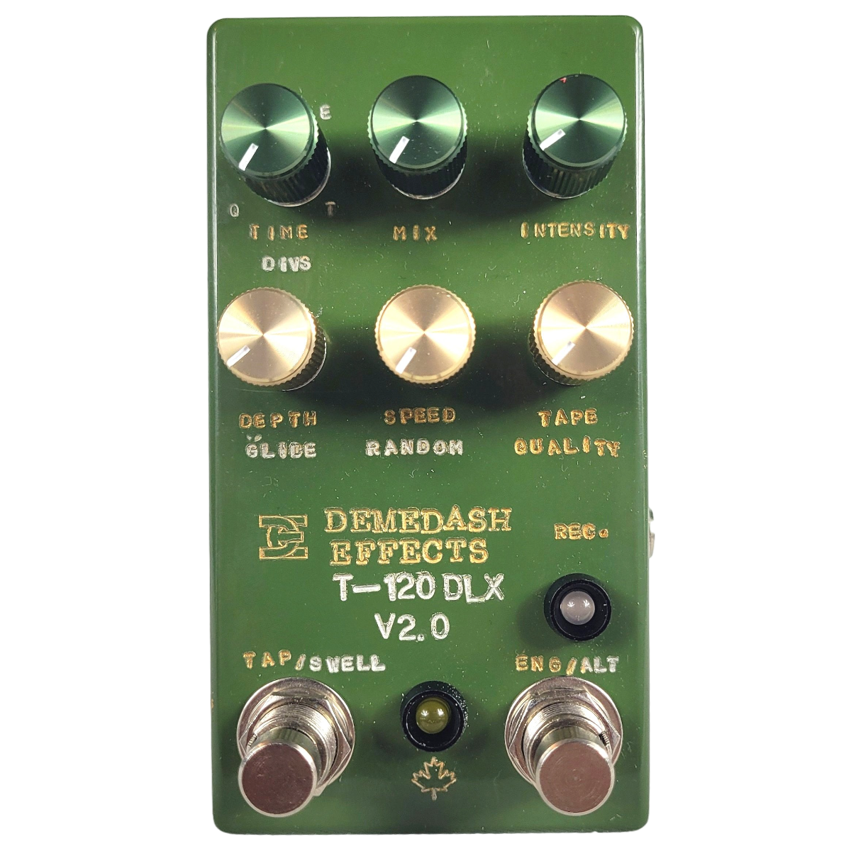 Demedash Effects T-120 Deluxe Pedal V2 | Videotape Echo – DeathCloud