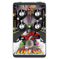 Front view of DigiTech DOD Drag Pedal on white background