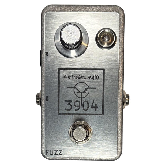 Front view of Dirty Haggard 3904 Pedal Silver on white background