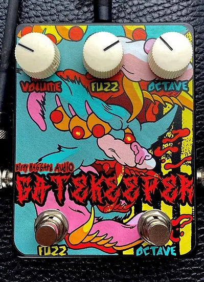 Dirty Haggard Gatekeeper Octave Down Fuzz Pedal - DeathCloud Pedals