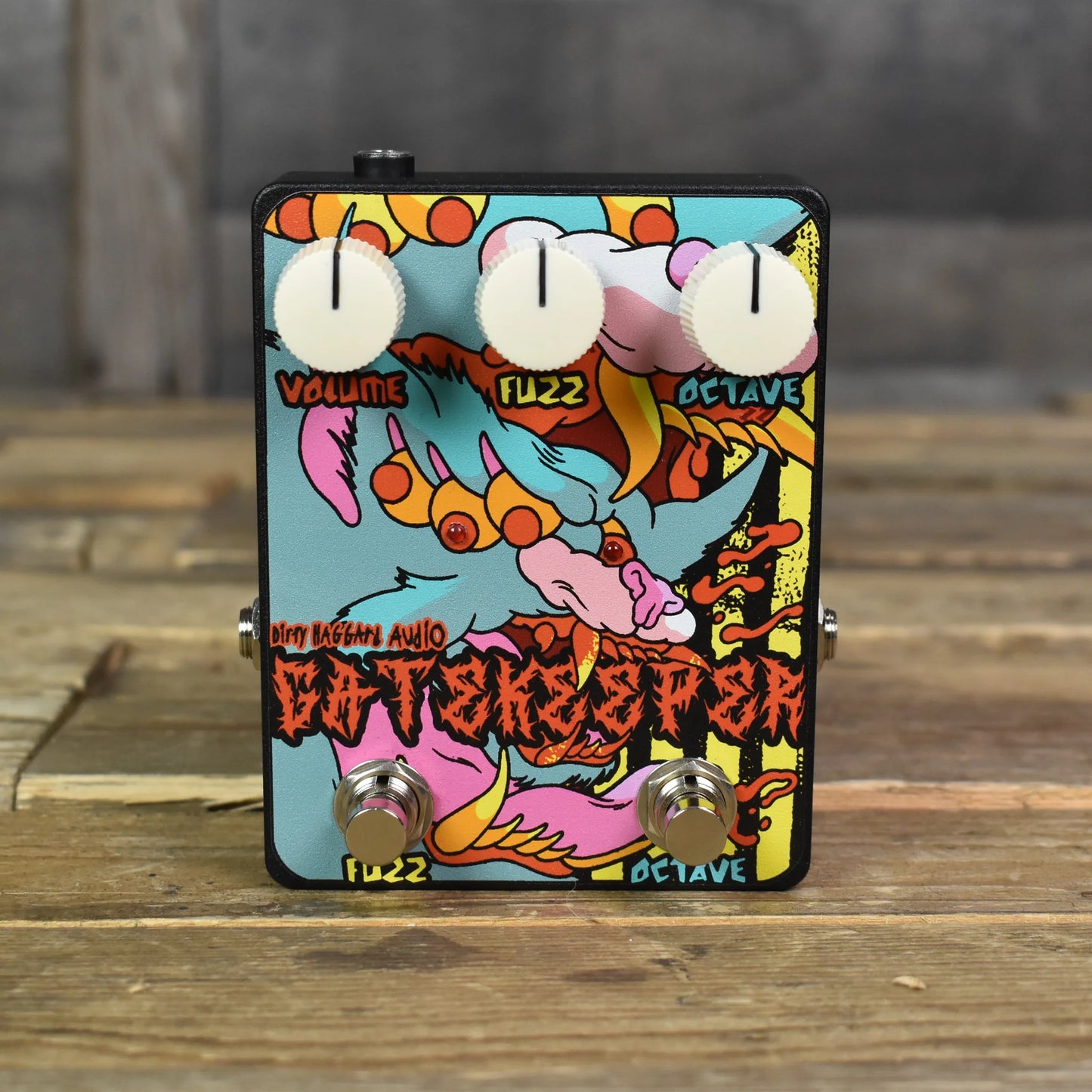 Dirty Haggard Gatekeeper Octave Down Fuzz Pedal - DeathCloud Pedals