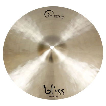 Front view of Dream Cymbals BPT14 Bliss 14" Paper Thin Crash on white background