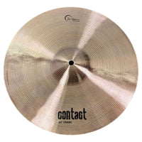 Front view of Dream Cymbals C-CR14 Contact Series 14" Crash on white background