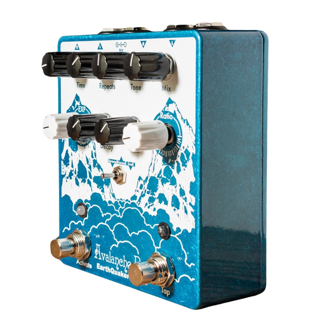 avalanche run expression pedal EarthQuaker Devices Avalanche Run Stereo Delay & Reverb V2