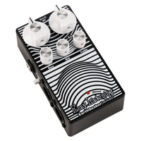 Angled front view of EarthQuaker Devices Easy Listening Stereo Pedal on white background
