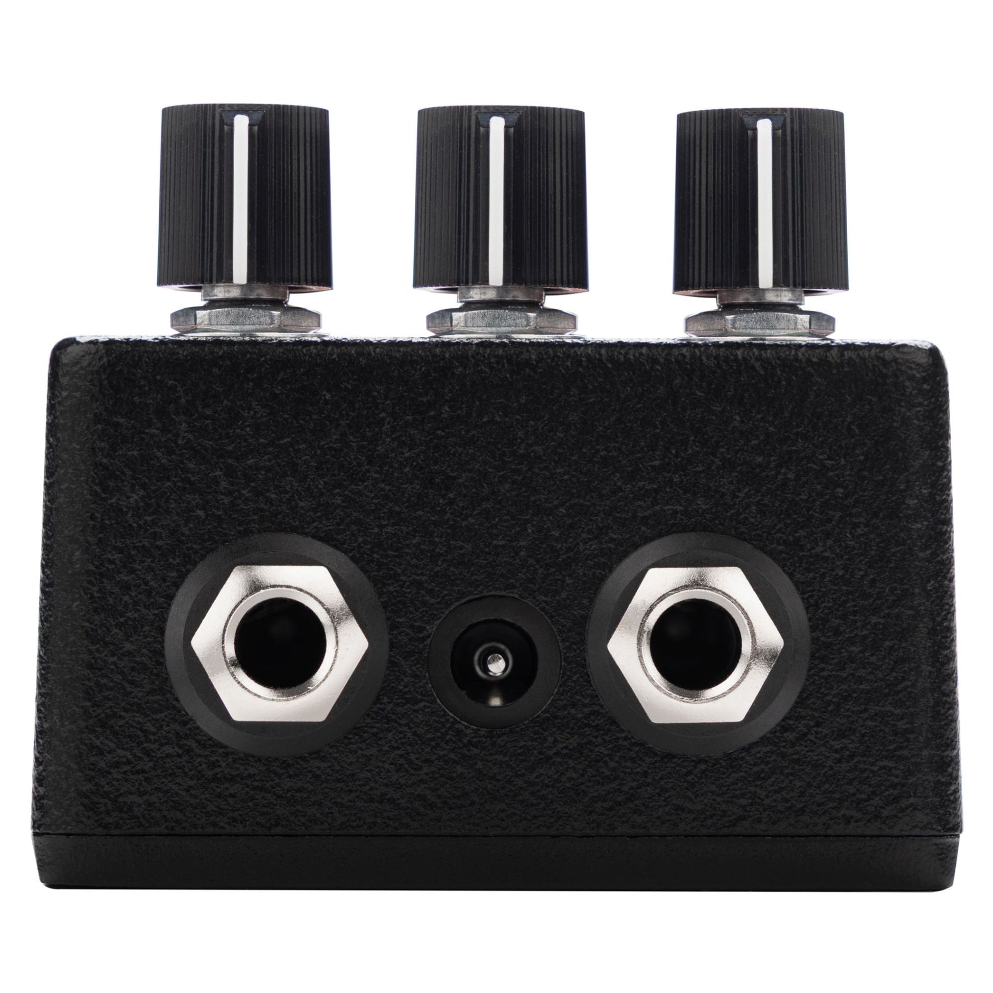 Top ports view of EarthQuaker Devices Sunn O))) HalfLife Pedal on white background