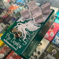 EarthQuaker Devices The Depths Pedal On a Store Countertop