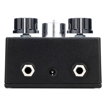 Top jacks view of EarthQuaker Devices ZEQD-Pre Pedal on white background