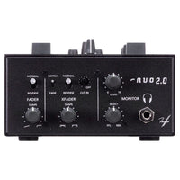 Bottom controls view of Ecler NUO 2.0 Professional 2-Channel DJ Mixer on white background