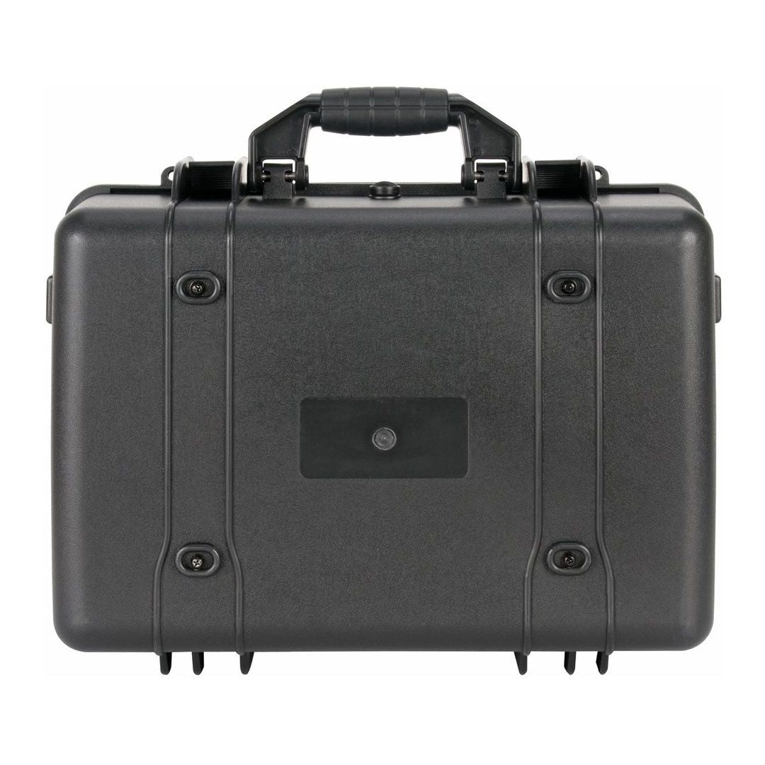 Rear view of Elation Lighting IP TESTER Mobile IP Vacuum and Pressure Tester on white background